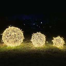image-Led Sepak Takraw Lamp Hanging Tree Lamp Ball Lamp Landscape Lighting Project Street Tree Decorative Lantern String