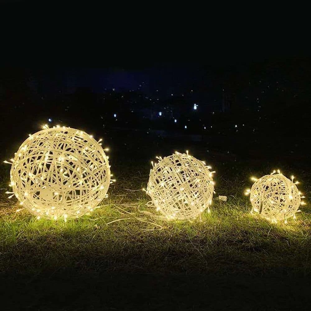 image-Led Sepak Takraw Lamp Hanging Tree Lamp Ball Lamp Landscape Lighting Project Street Tree Decorative Lantern String