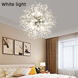 image-Dandelion Crystal Chandelier Restaurant Bedroom Clothing Shop Lighting