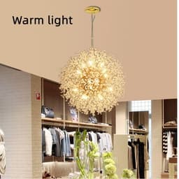 image-Dandelion Crystal Chandelier Restaurant Bedroom Clothing Shop Lighting