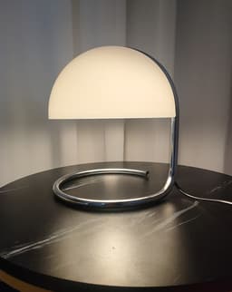 image-Table Lamp Retro Metal Bedroom Bedside Lamp Mushroom Lamp