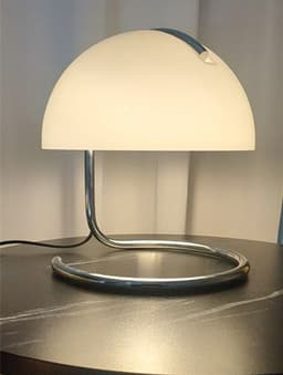 image-Table Lamp Retro Metal Bedroom Bedside Lamp Mushroom Lamp