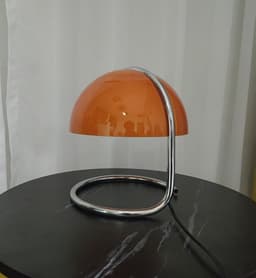 image-Table Lamp Retro Metal Bedroom Bedside Lamp Mushroom Lamp