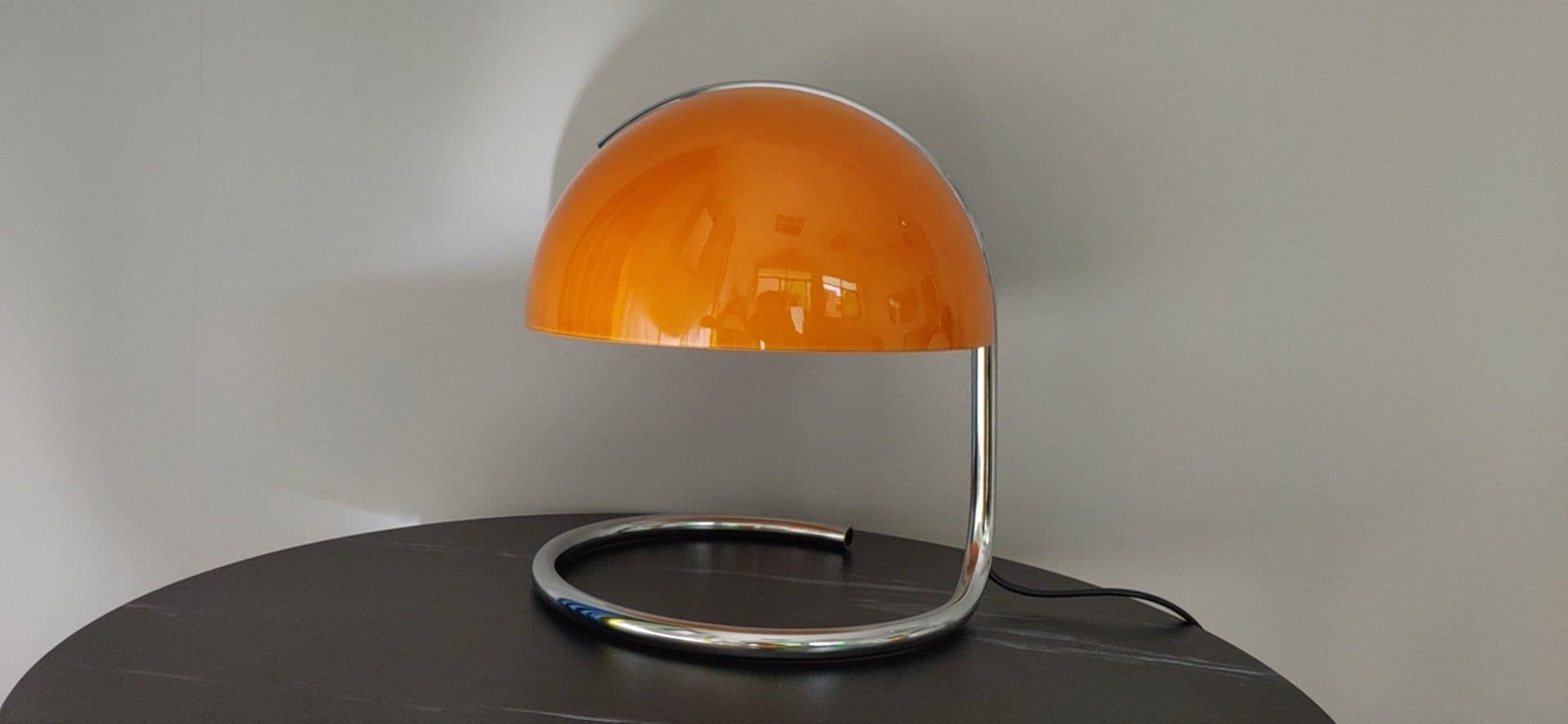 image-Table Lamp Retro Metal Bedroom Bedside Lamp Mushroom Lamp