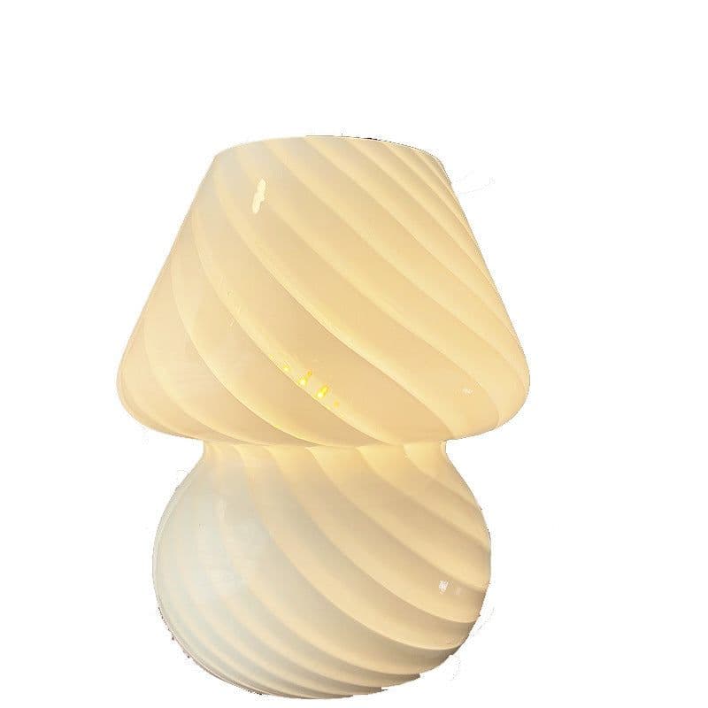 image-Bedside Lamp Nordic Style Glass Table Lamp Retro Bedroom Lamp