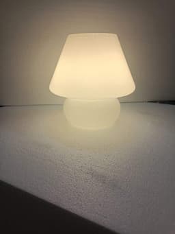 image-Bedside Lamp Nordic Style Glass Table Lamp Retro Bedroom Lamp