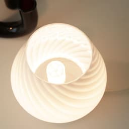 image-Bedside Lamp Nordic Style Glass Table Lamp Retro Bedroom Lamp