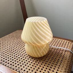 image-Bedside Lamp Nordic Style Glass Table Lamp Retro Bedroom Lamp