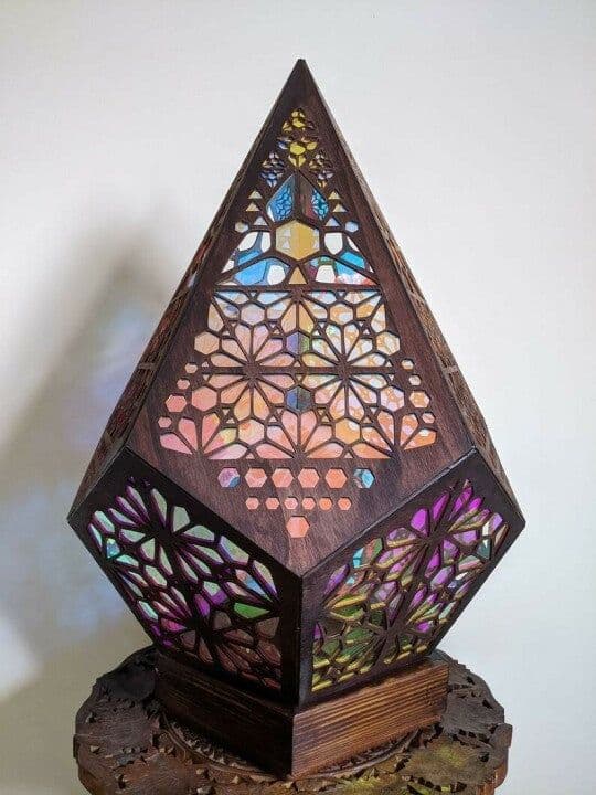 image-Diamond Lamp Led Projection Bohemian Floor Decorative Lamp
