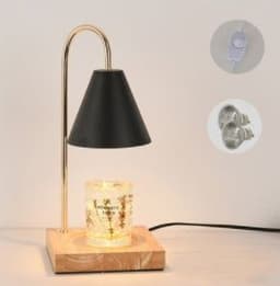 image-Log Aromatherapy Melting Wax Lamp Candle Essential Oil Candlestick Lamp