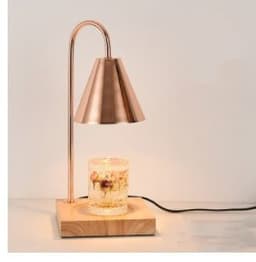 image-Log Aromatherapy Melting Wax Lamp Candle Essential Oil Candlestick Lamp