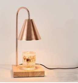 image-Log Aromatherapy Melting Wax Lamp Candle Essential Oil Candlestick Lamp