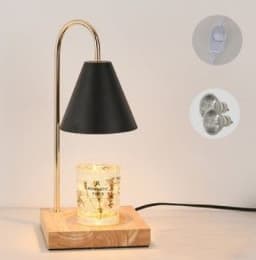 image-Log Aromatherapy Melting Wax Lamp Candle Essential Oil Candlestick Lamp