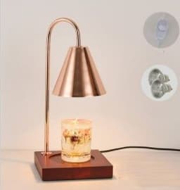 image-Log Aromatherapy Melting Wax Lamp Candle Essential Oil Candlestick Lamp