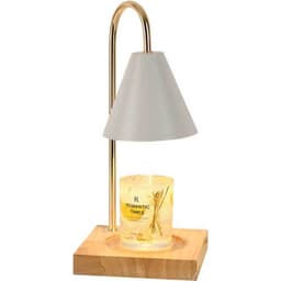 image-Log Aromatherapy Melting Wax Lamp Candle Essential Oil Candlestick Lamp