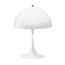 image-Living Room Desk Study White Mushroom Lamp