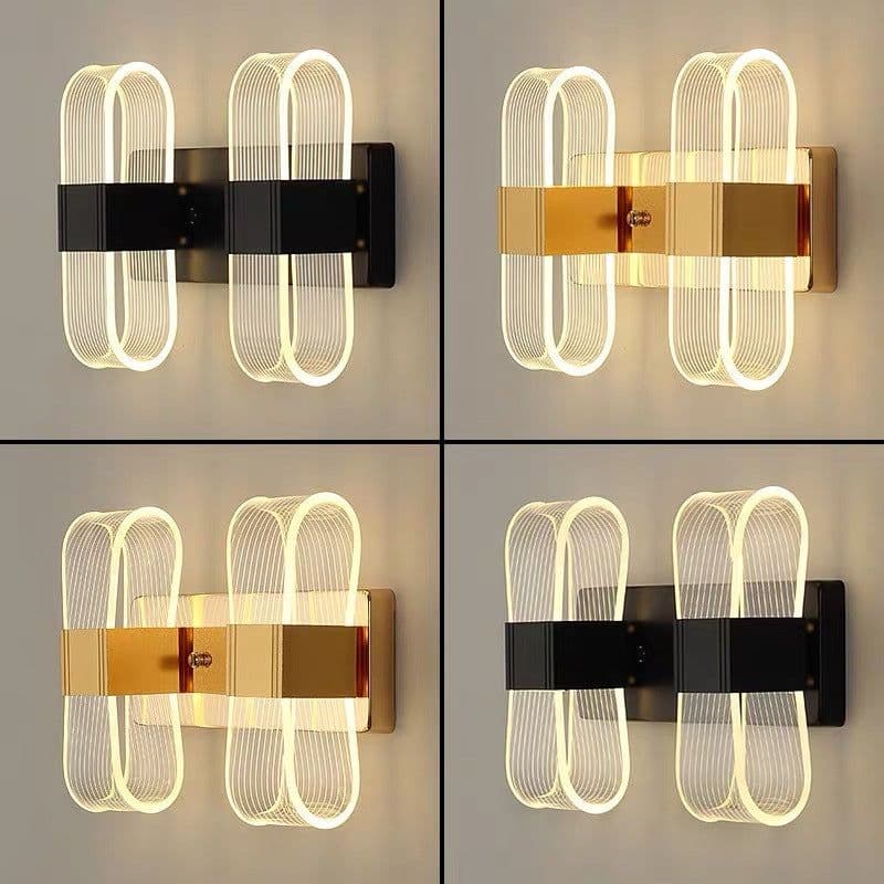 image-Golden Nordic Style Wall Lamp Lighting Fixture