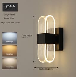 image-Golden Nordic Style Wall Lamp Lighting Fixture