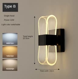 image-Golden Nordic Style Wall Lamp Lighting Fixture