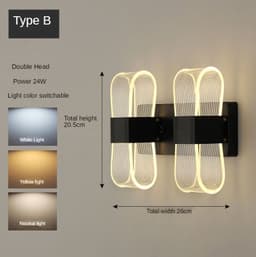 image-Golden Nordic Style Wall Lamp Lighting Fixture