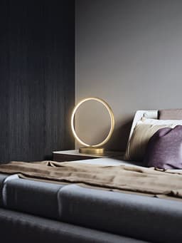 image-All Copper Table Minimalist Living Room Creative Personality Bedside Lamp