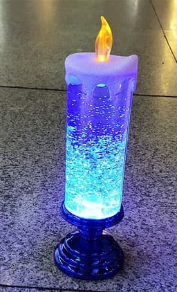 image-Rechargeable Color Electronic LED Waterproof Candle With Glitter Color Changing LED Candle Home Decor
