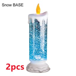 image-Rechargeable Color Electronic LED Waterproof Candle With Glitter Color Changing LED Candle Home Decor