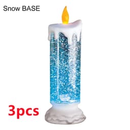 image-Rechargeable Color Electronic LED Waterproof Candle With Glitter Color Changing LED Candle Home Decor