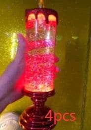 image-Rechargeable Color Electronic LED Waterproof Candle With Glitter Color Changing LED Candle Home Decor