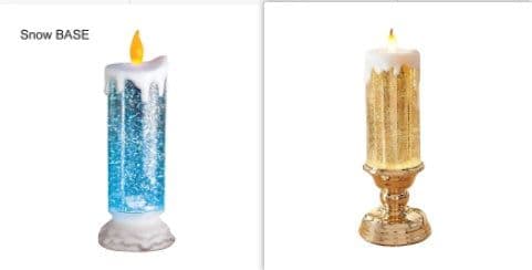 image-Rechargeable Color Electronic LED Waterproof Candle With Glitter Color Changing LED Candle Home Decor