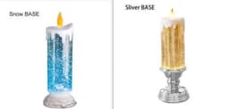 image-Rechargeable Color Electronic LED Waterproof Candle With Glitter Color Changing LED Candle Home Decor