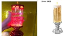 image-Rechargeable Color Electronic LED Waterproof Candle With Glitter Color Changing LED Candle Home Decor