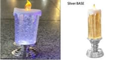 image-Rechargeable Color Electronic LED Waterproof Candle With Glitter Color Changing LED Candle Home Decor