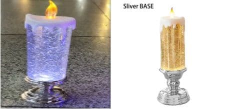 image-Rechargeable Color Electronic LED Waterproof Candle With Glitter Color Changing LED Candle Home Decor