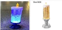 image-Rechargeable Color Electronic LED Waterproof Candle With Glitter Color Changing LED Candle Home Decor