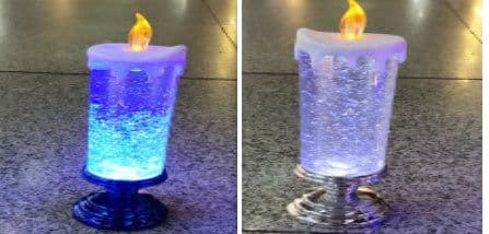 image-Rechargeable Color Electronic LED Waterproof Candle With Glitter Color Changing LED Candle Home Decor