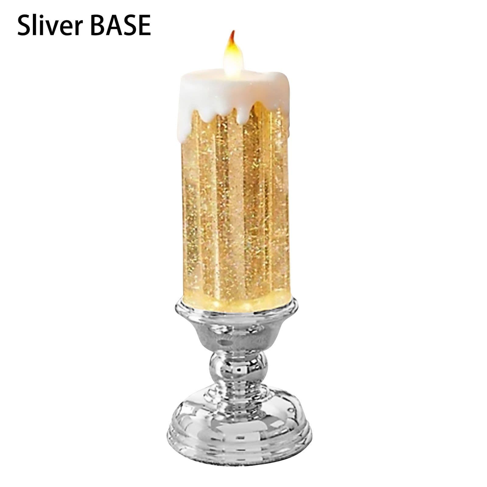 image-Rechargeable Color Electronic LED Waterproof Candle With Glitter Color Changing LED Candle Home Decor