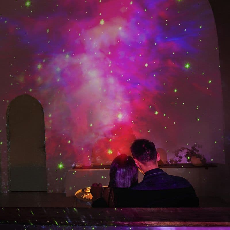 image-Small Night Light Starry Laser Atmosphere Projection Lamp Astronaut Ornaments