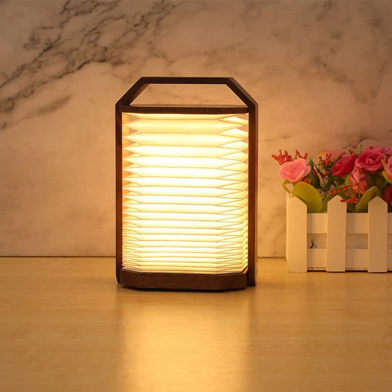 image-Creative Wooden Hand Lamp Interior Decoration Lamps Very Suitable For Bedside Tables