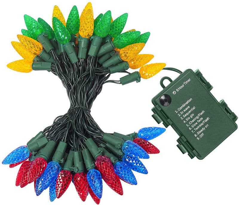 image-Strawberry String Lights With 8 Functions