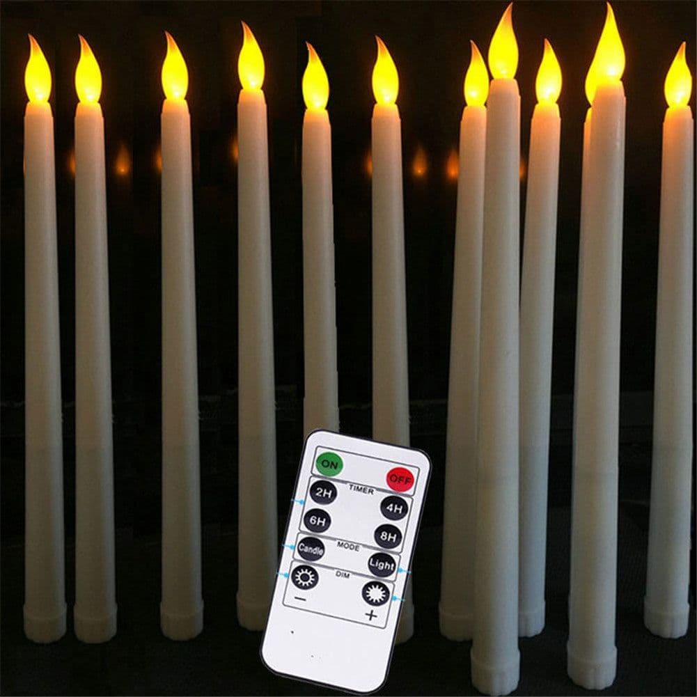 image-28cm Remote Control LED Electronic Candlestick
