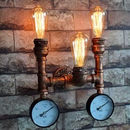 image-Retro Industrial Style Decoration Restaurant Bar Wrought Iron Lighting