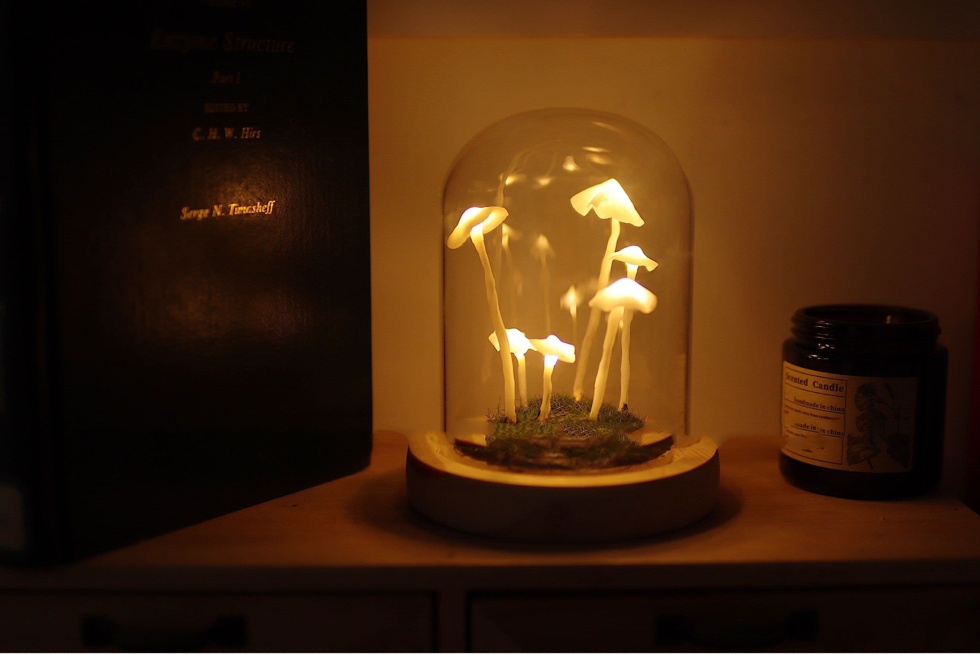 image-Original Cute Retro Mushroom Night Light Diy Material Package Decoration Birthday Gift