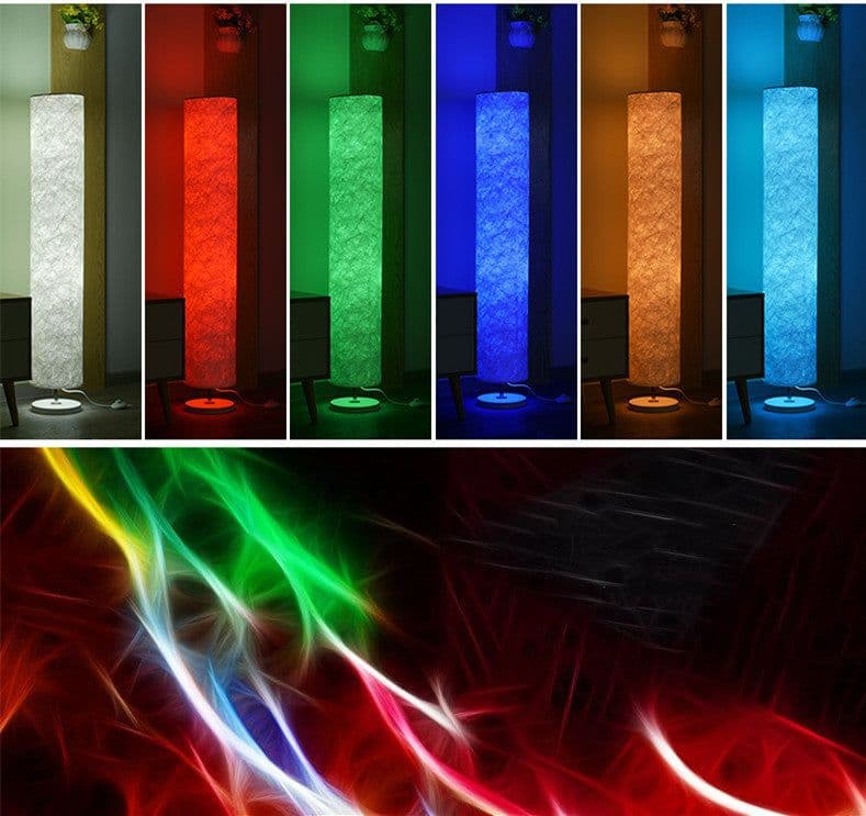 image-Smart RGB Colorful Remote Control Bedroom Folding Light