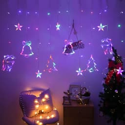 image-LED Curtain Light Christmas Day Room Decoration