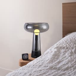 image-Creative Glass LED Art Deco Table Lamp