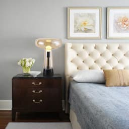 image-Creative Glass LED Art Deco Table Lamp