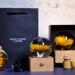 image-Everlasting Flower Sunflower Night Light Decoration Christmas Gift