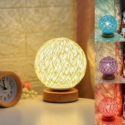 image-Sepak Takraw LED Night Light Creative Starry Sky Children Gift Usb Table Lamp Bedroom Bedside
