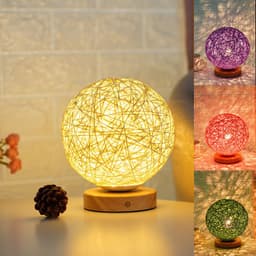 image-Sepak Takraw LED Night Light Creative Starry Sky Children Gift Usb Table Lamp Bedroom Bedside